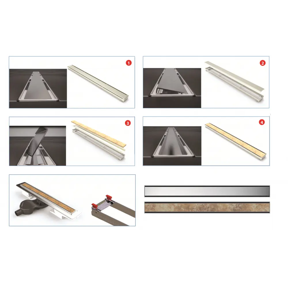 Фото 6 Трап для душа Berges В1 Keramik 900 91120 Фото 6 Трап для душа Berges В1 Keramik 900 91120