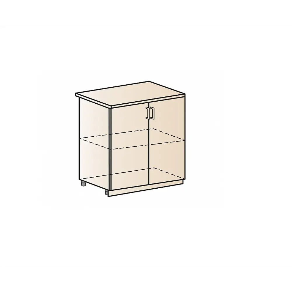 Фото 2 Напольный шкаф Mebiplex Корнелия 60x85x60 см МДФ цвет белый глянец Фото 2 Напольный шкаф Mebiplex Корнелия 60x85x60 см МДФ цвет белый глянец