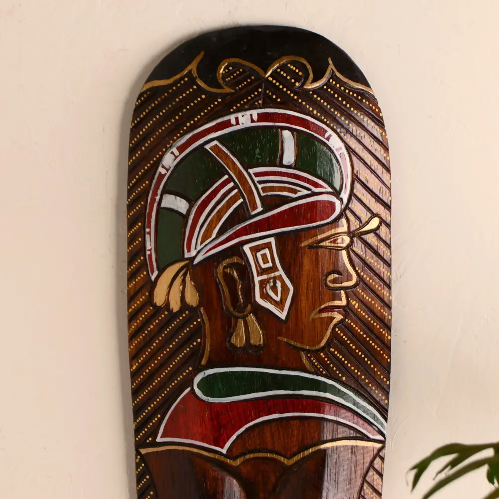 Фото 2 Панно маска "Абориген золотистый" 50 см Фото 2 Панно маска "Абориген золотистый" 50 см