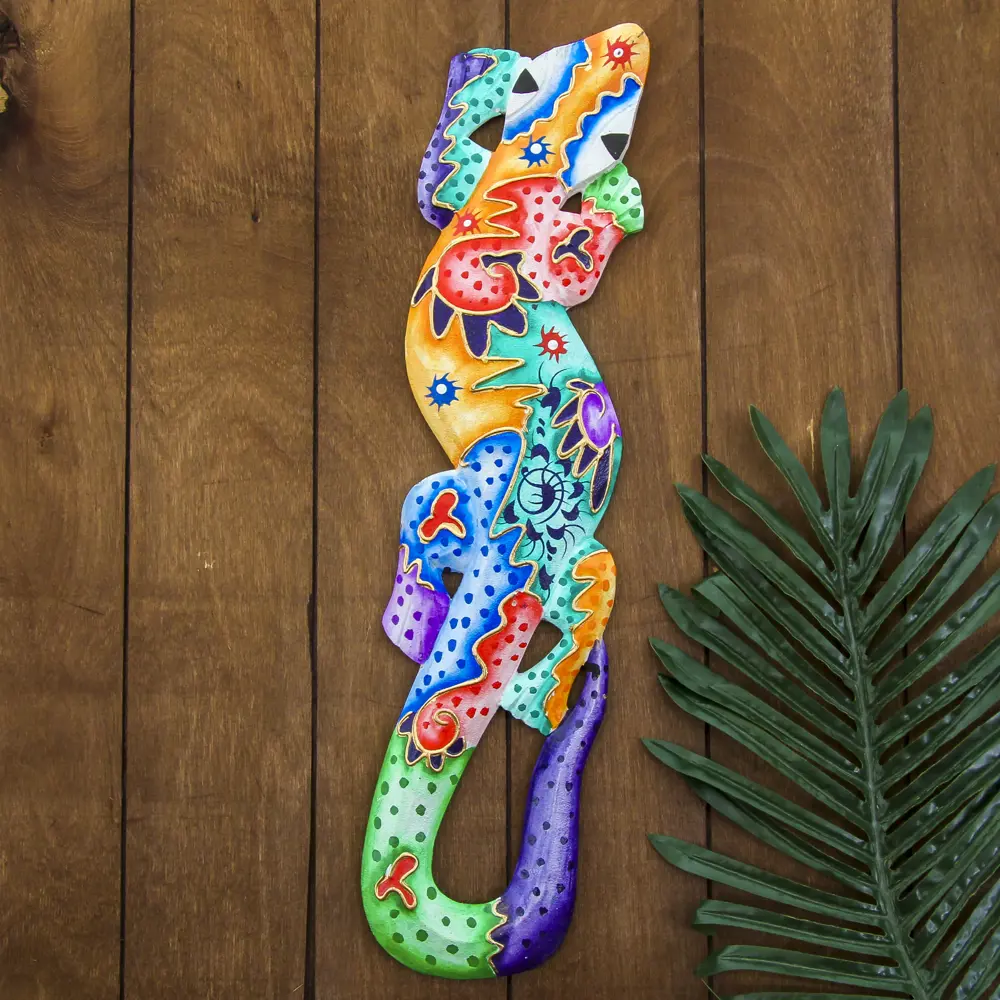 Фото Панно "Геккон океан" яркий рисунок 11x1.1x50 см Фото Панно "Геккон океан" яркий рисунок 11x1.1x50 см