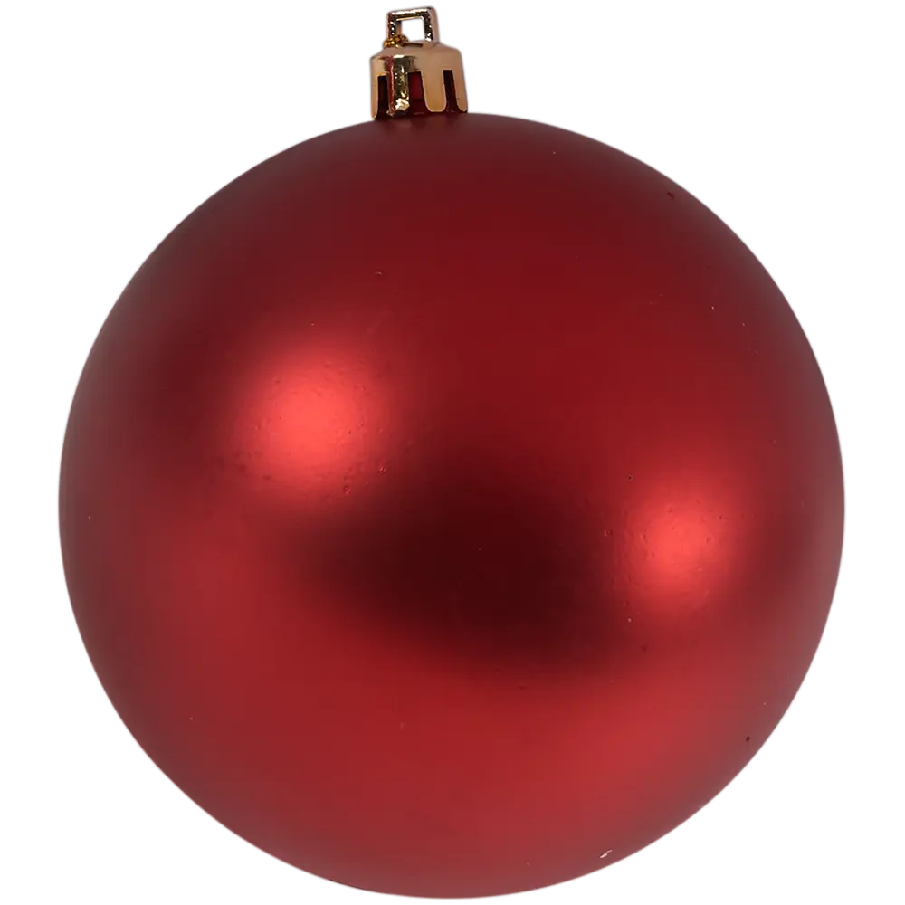 Фото 4 Набор ёлочных шаров 10 см цвет красный, 24 шт. Фото 4 Набор ёлочных шаров 10 см цвет красный, 24 шт.