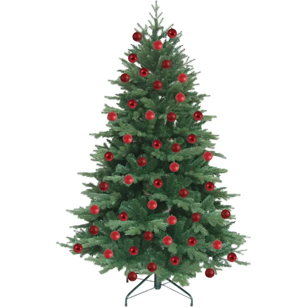 Фото 7 Набор ёлочных шаров 10 см цвет красный, 24 шт. Фото 7 Набор ёлочных шаров 10 см цвет красный, 24 шт.