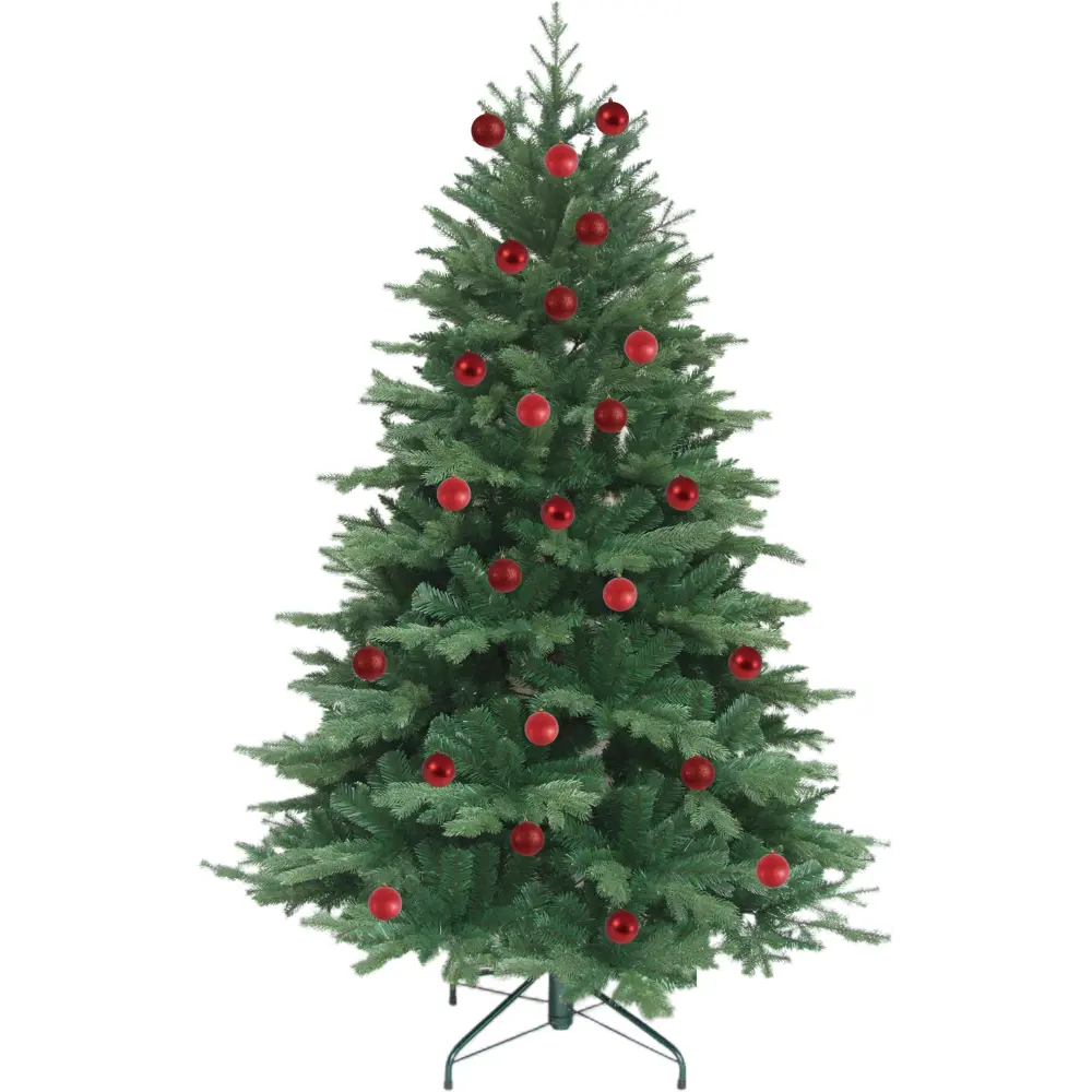 Фото 6 Набор ёлочных шаров 10 см цвет красный, 24 шт. Фото 6 Набор ёлочных шаров 10 см цвет красный, 24 шт.