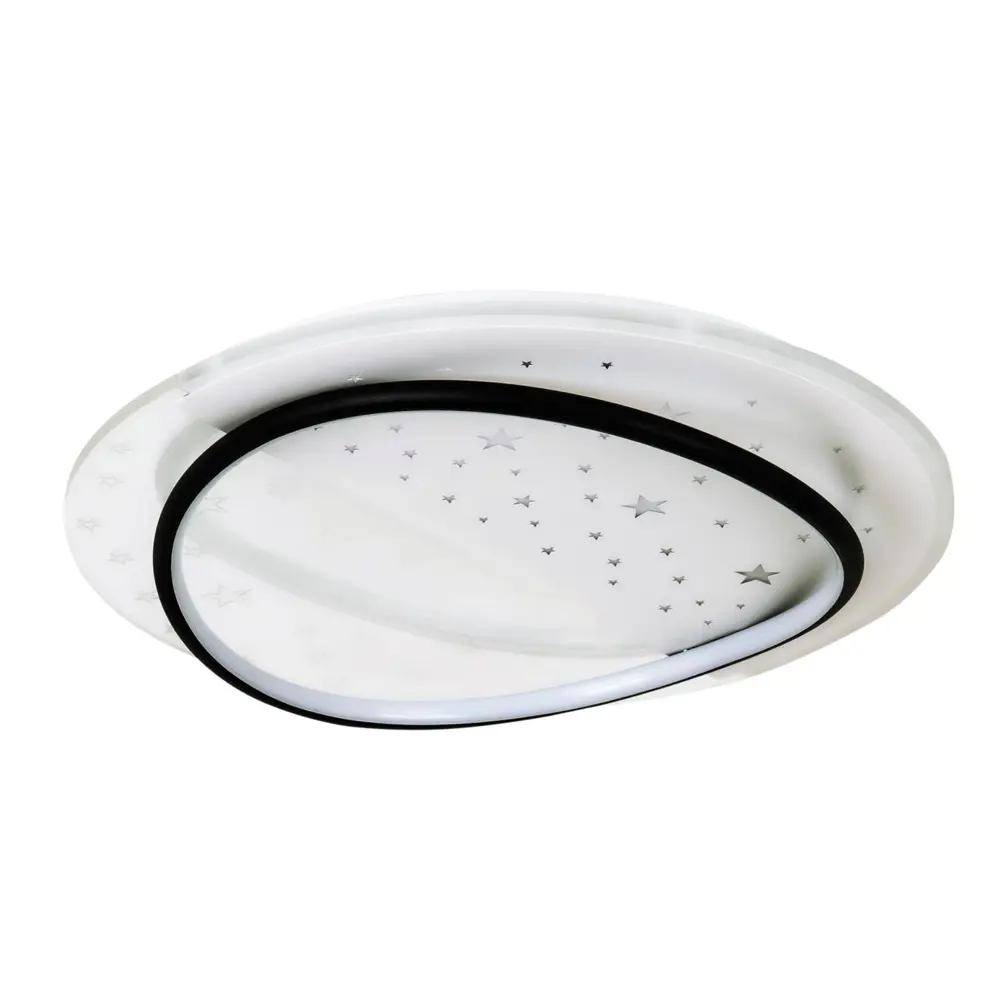Фото Светильник настенно-потолочный LED4U L1036-480 BK 3 м² нейтральный белый свет цвет черный Фото Светильник настенно-потолочный LED4U L1036-480 BK 3 м² нейтральный белый свет цвет черный