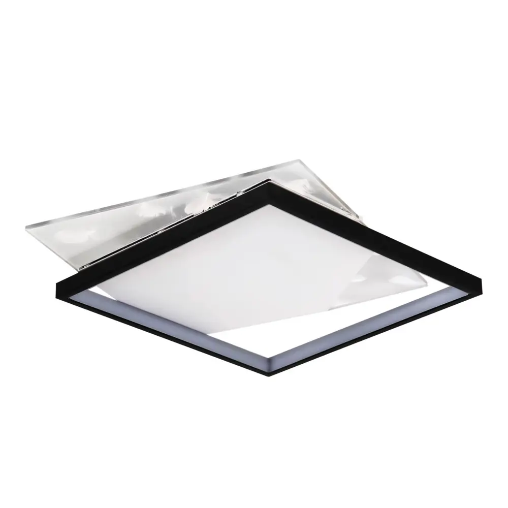 Фото 3 Светильник настенно-потолочный LED4U L1042-500 BK 3 м² нейтральный белый свет цвет черный Фото 3 Светильник настенно-потолочный LED4U L1042-500 BK 3 м² нейтральный белый свет цвет черный