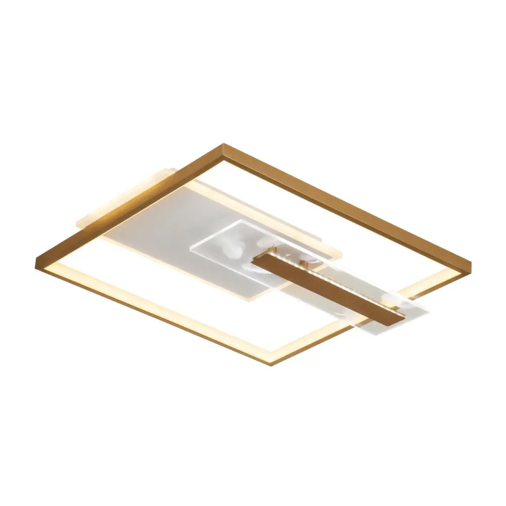 Фото Светильник настенно-потолочный LED4U L1045-500 GD 3 м² нейтральный белый свет цвет золото Фото Светильник настенно-потолочный LED4U L1045-500 GD 3 м² нейтральный белый свет цвет золото