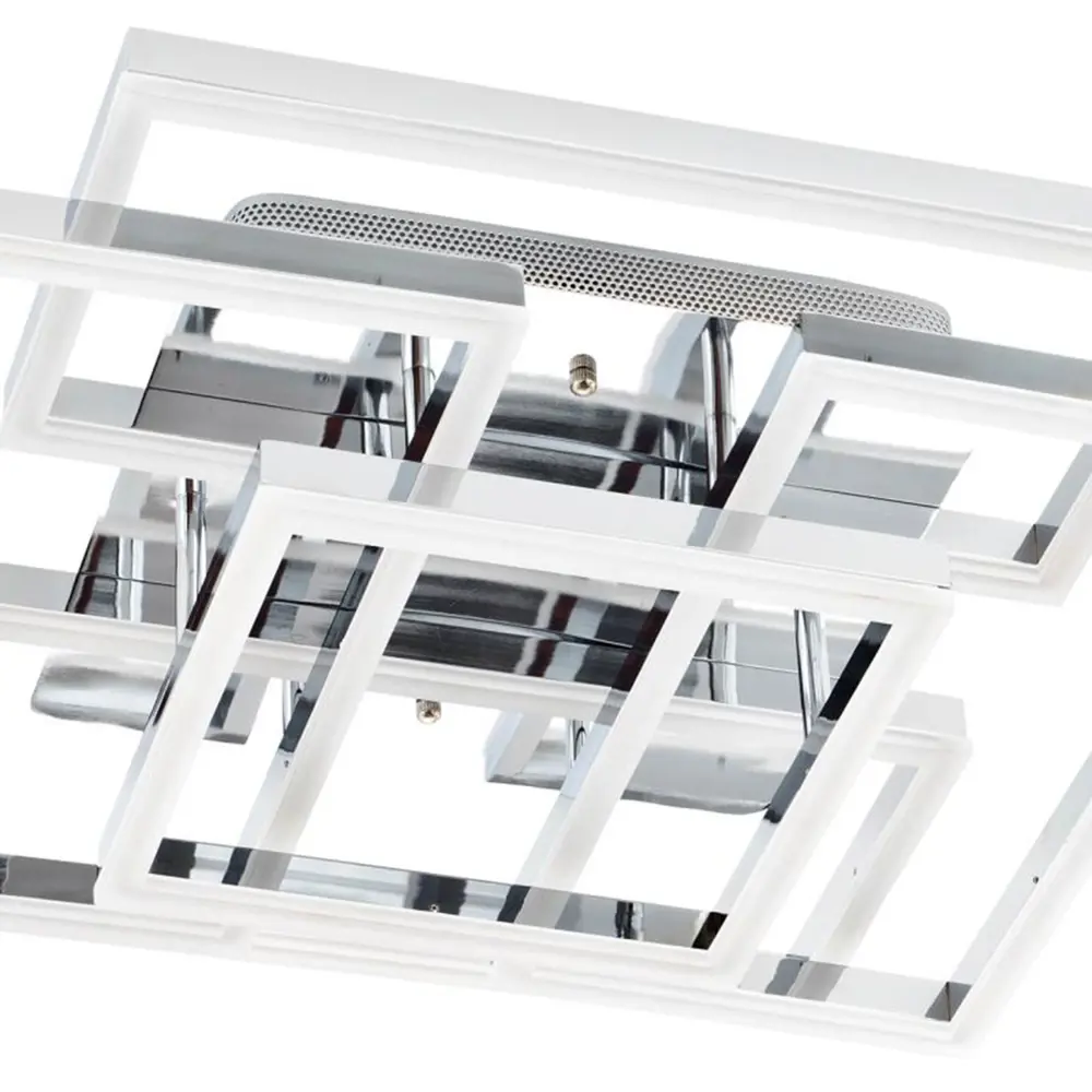 Фото 2 Светильник настенно-потолочный LED4U L11013-5 CR 22 м² нейтральный белый свет цвет хром Фото 2 Светильник настенно-потолочный LED4U L11013-5 CR 22 м² нейтральный белый свет цвет хром