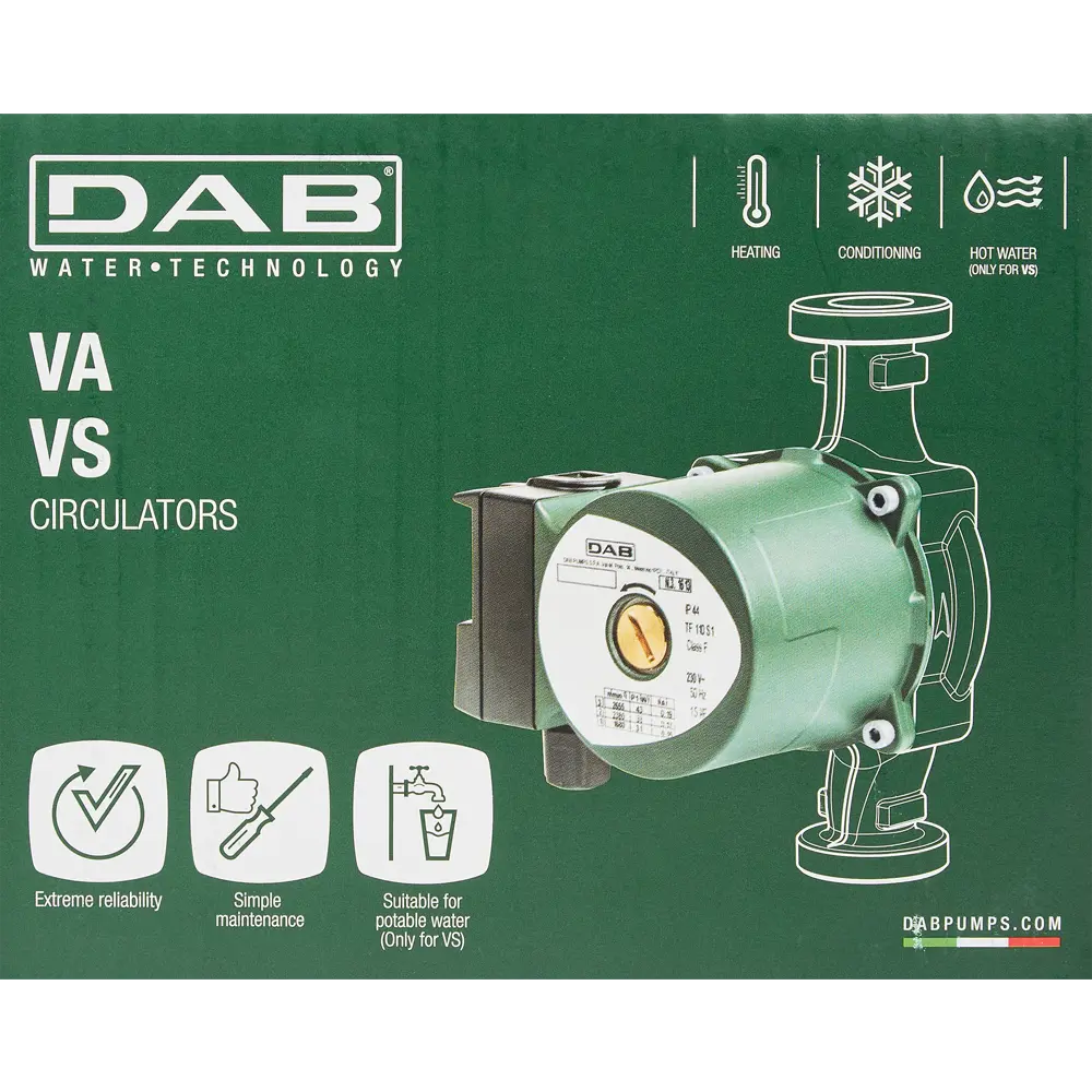 Фото 7 Насос циркуляционный DAB VA 65/180 190 мм Фото 7 Насос циркуляционный DAB VA 65/180 190 мм