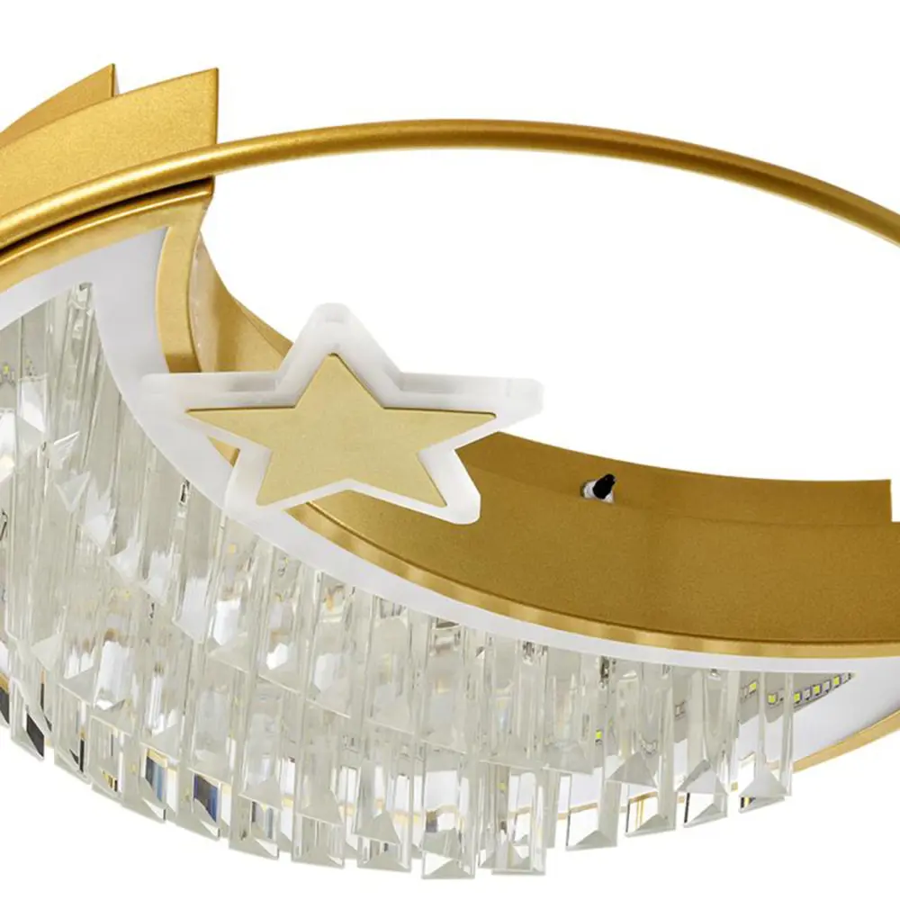 Фото 2 Светильник настенно-потолочный LED4U L8024-450 GD 10 м² нейтральный белый свет цвет золото Фото 2 Светильник настенно-потолочный LED4U L8024-450 GD 10 м² нейтральный белый свет цвет золото
