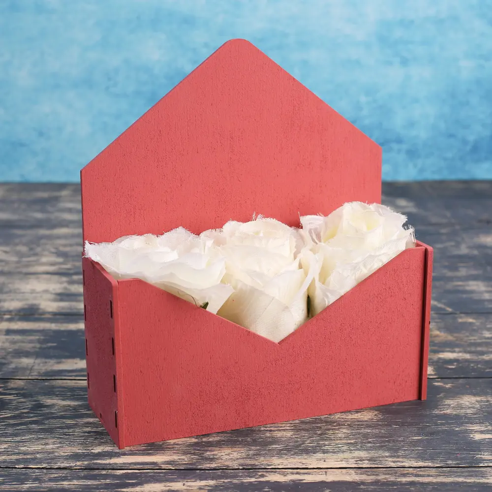 Фото Кашпо 4473994 Дарим красиво 20 см 0.2 л дерево бордовый Фото Кашпо 4473994 Дарим красиво 20 см 0.2 л дерево бордовый