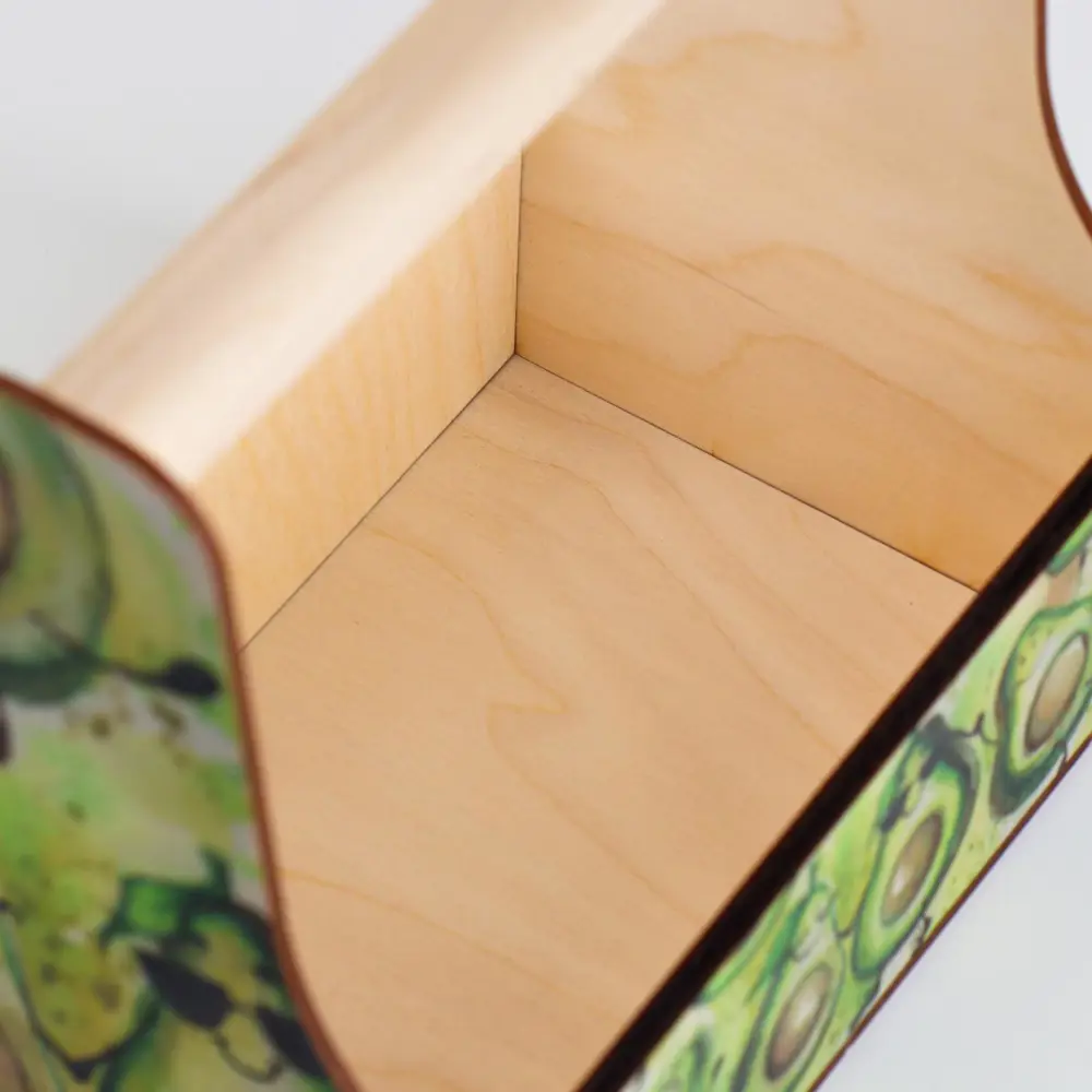 Фото 4 Кашпо 7356670 Дарим красиво 12.5 см 0.2 л дерево зеленый