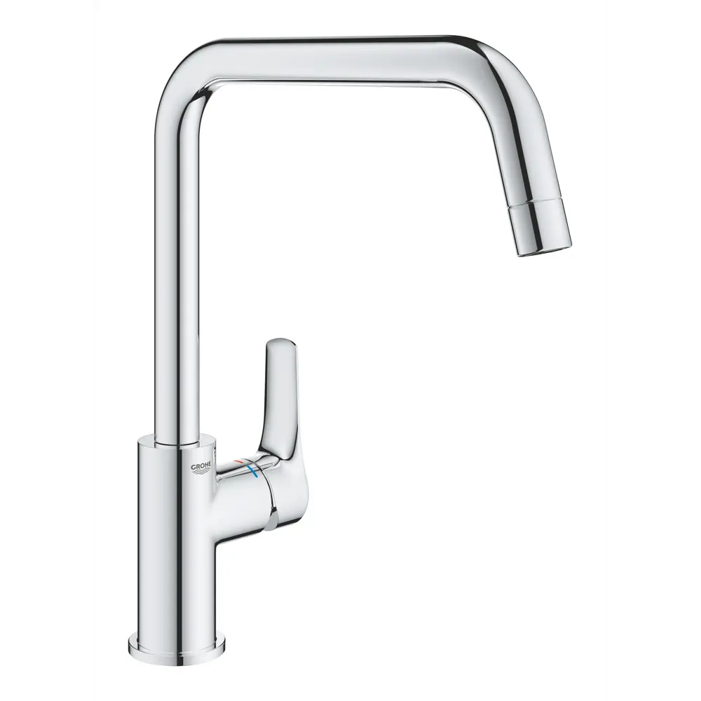 Фото Однорычажный смеситель Grohe Via излив 22 см цвет хром Фото Однорычажный смеситель Grohe Via излив 22 см цвет хром