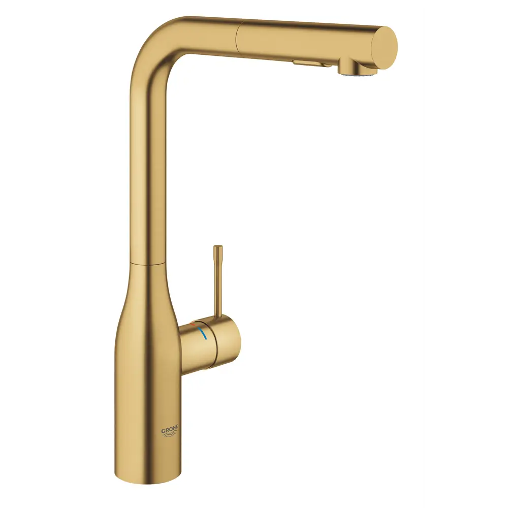 Фото Однорычажный смеситель Grohe Essence new излив 31.5 см цвет золотой Фото Однорычажный смеситель Grohe Essence new излив 31.5 см цвет золотой