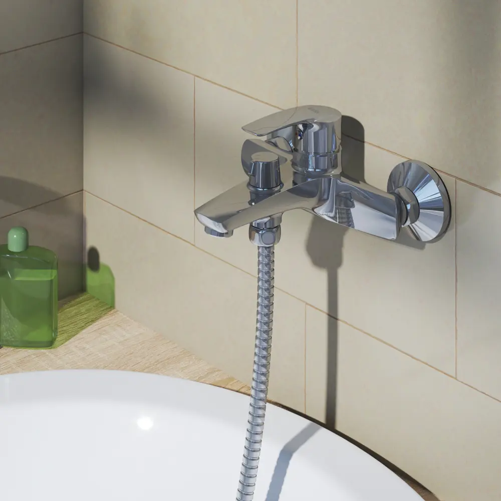 Фото 3 Смеситель для ванны Iddis Blaze BLASB02i02WA однорычажный цвет хром Фото 3 Смеситель для ванны Iddis Blaze BLASB02i02WA однорычажный цвет хром