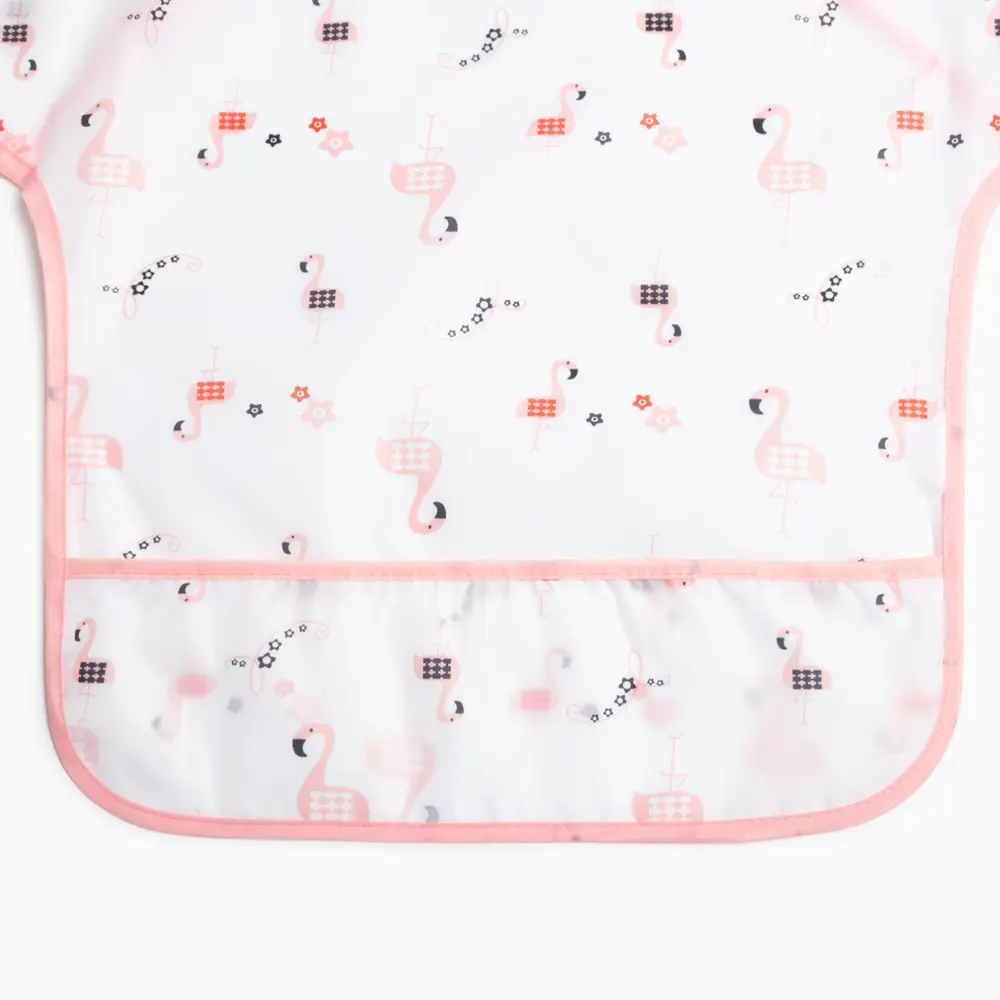 Фото 4 Кухонный фартук Фламинго Этель хлопок цвет белый Фото 4 Кухонный фартук Фламинго Этель хлопок цвет белый