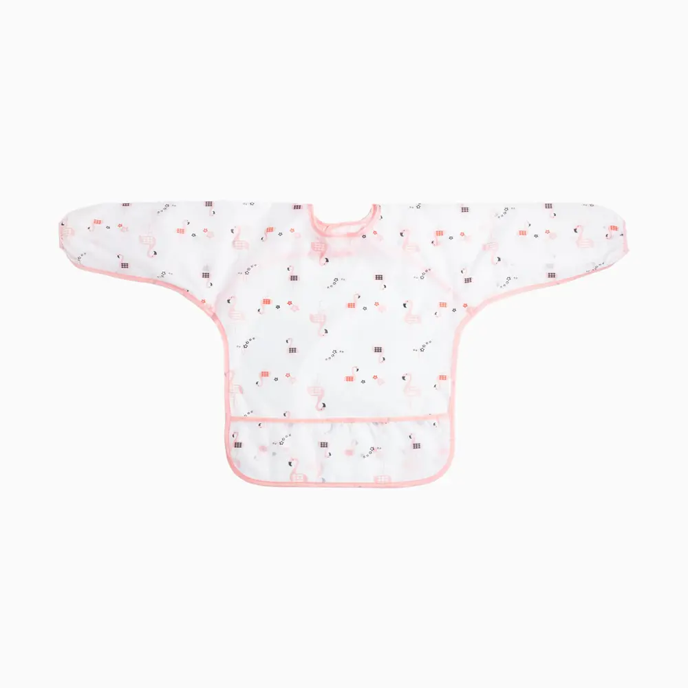 Фото 2 Кухонный фартук Фламинго Этель хлопок цвет белый Фото 2 Кухонный фартук Фламинго Этель хлопок цвет белый