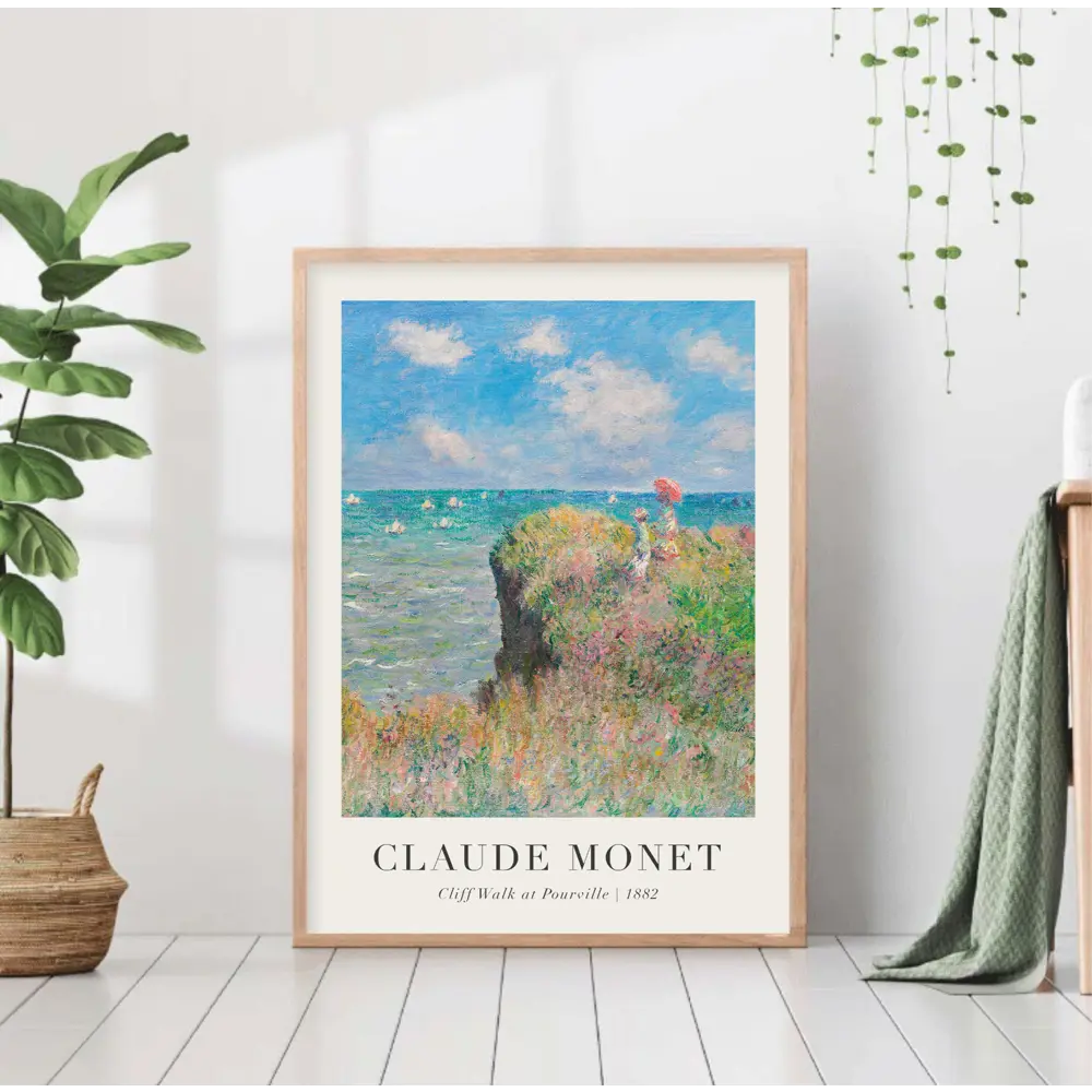 Фото Постер 28 картин "Клод Моне Прогулка по скалам Пурвилля" 50x40 см в подарочном тубусе без рамы Фото Постер 28 картин "Клод Моне Прогулка по скалам Пурвилля" 50x40 см в подарочном тубусе без рамы