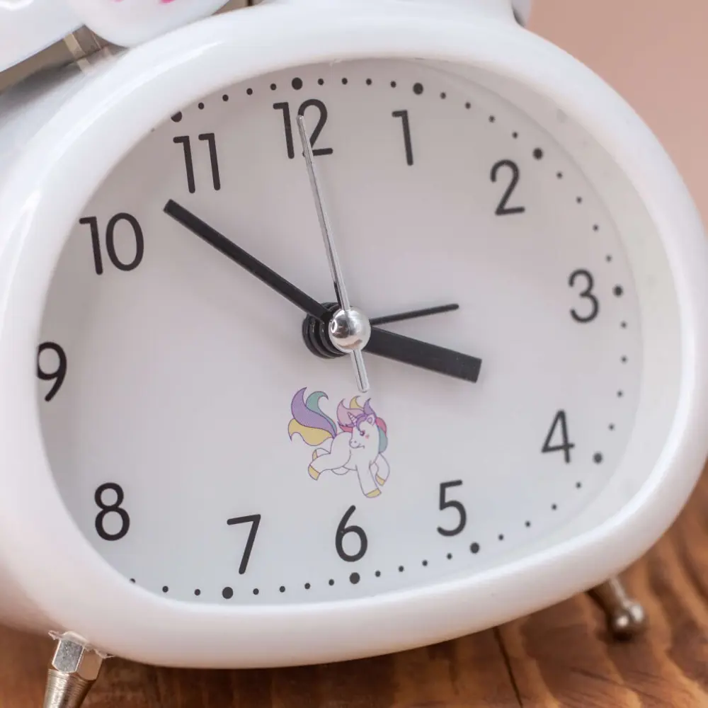 Фото 3 Часы-будильник настольные «Nobrand Sleeping unicorn» 10.2 см белые Фото 3 Часы-будильник настольные «Nobrand Sleeping unicorn» 10.2 см белые