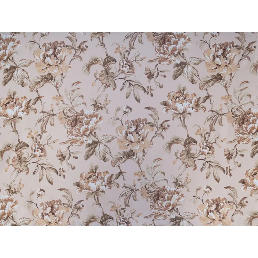 Фото 8 Штора на шторной ленте блэкаут Цветы 170x250 см цвет бежевый Фото 8 Штора на шторной ленте блэкаут Цветы 170x250 см цвет бежевый