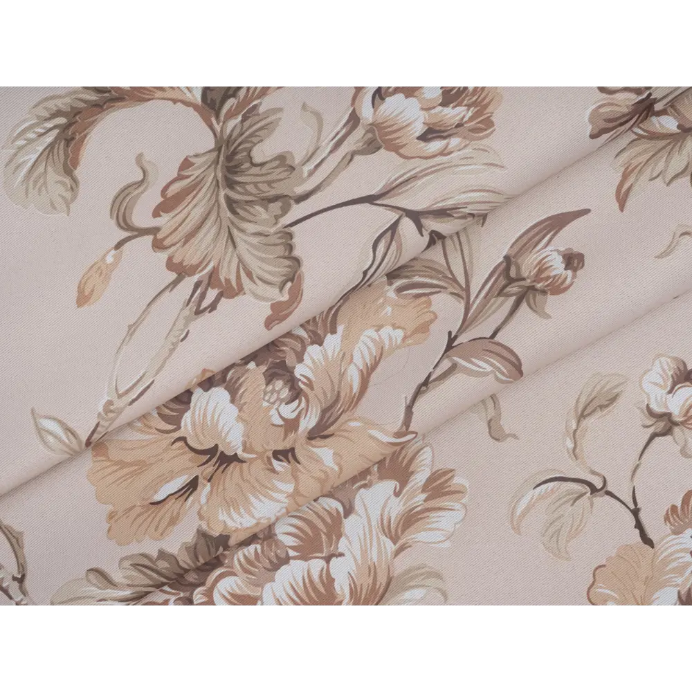 Фото 9 Штора на шторной ленте блэкаут Цветы 170x250 см цвет бежевый Фото 9 Штора на шторной ленте блэкаут Цветы 170x250 см цвет бежевый