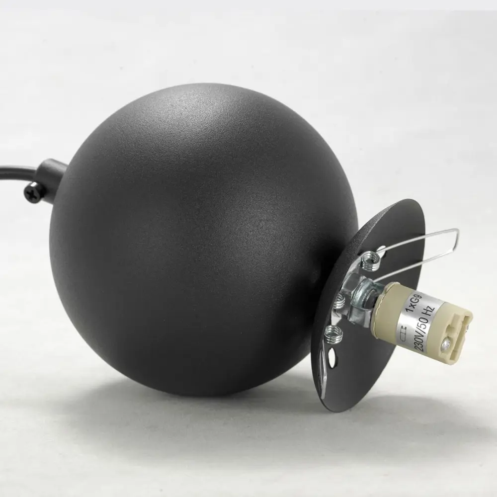 Фото 3 Светильник подвесной LUSSOLE LSP-8506 LOFT 9 ламп 18 м² цвет черный Фото 3 Светильник подвесной LUSSOLE LSP-8506 LOFT 9 ламп 18 м² цвет черный