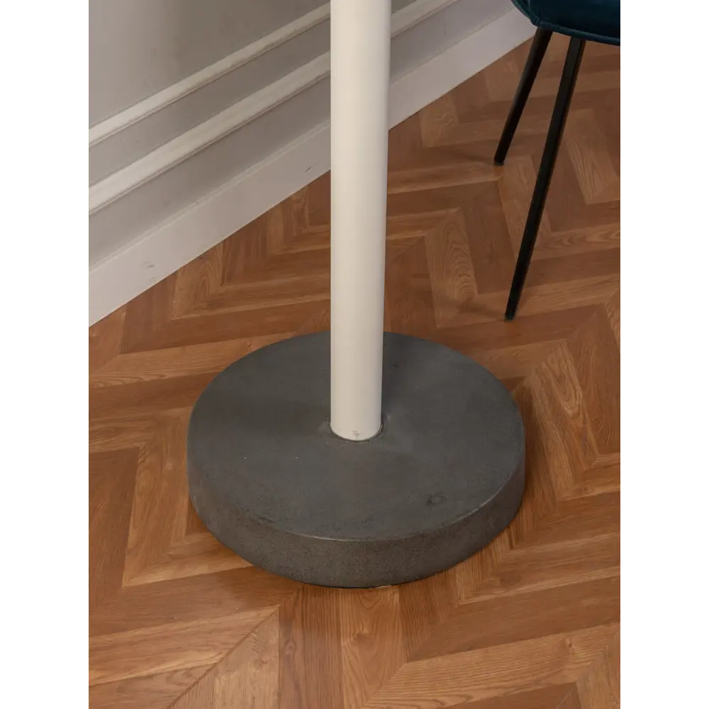 Фото 4 Стол многофункциональный круглый Мелодия света Flat 950-500 50x3.5 см бетон цвет графит Фото 4 Стол многофункциональный круглый Мелодия света Flat 950-500 50x3.5 см бетон цвет графит