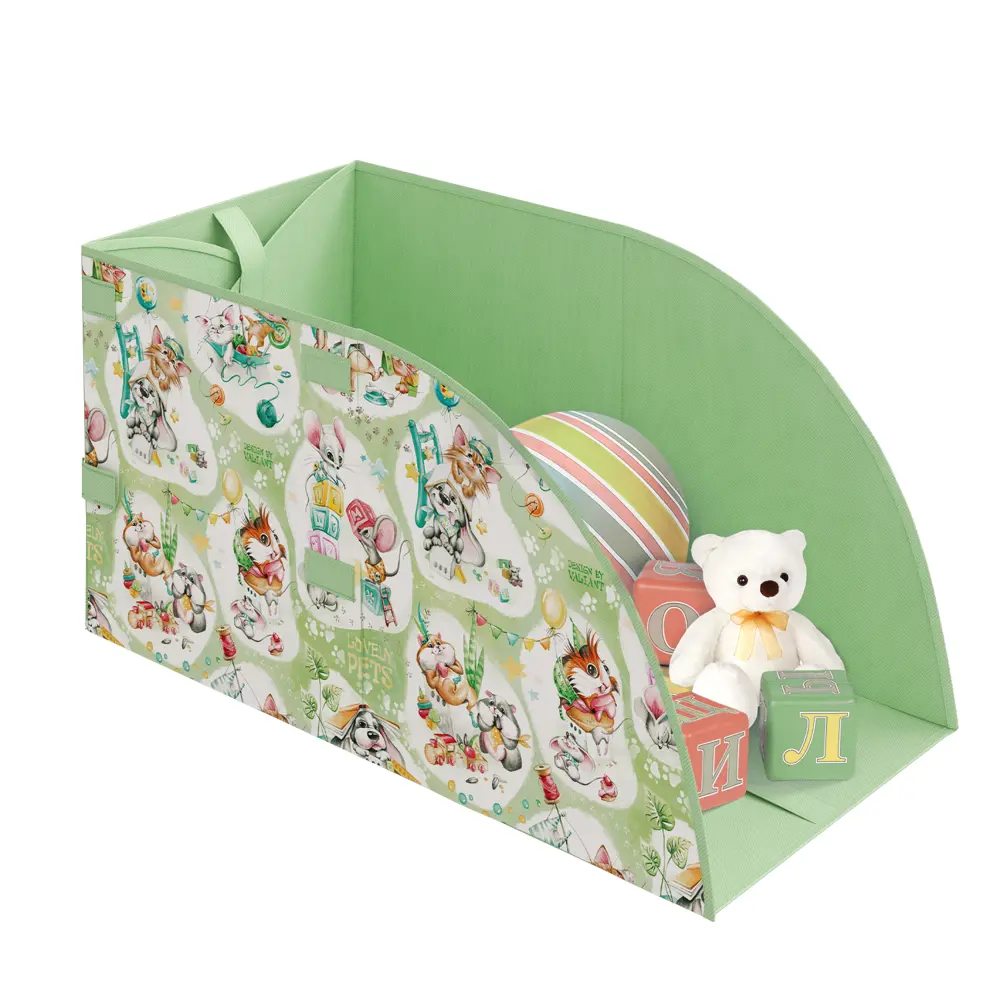 Фото 3 Набор коробок 2 шт Valiant Lovely Pets Green 31x31x31 см 29.79 л нетканый материал цвет зеленый Фото 3 Набор коробок 2 шт Valiant Lovely Pets Green 31x31x31 см 29.79 л нетканый материал цвет зеленый