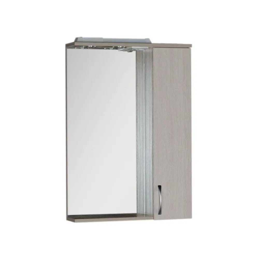 Фото 2 Шкаф зеркальный подвесной Aquanet 00168928 60x87см цвет дуб