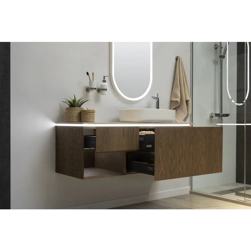 Фото 19 Тумба под раковину подвесная Allen brau 00274269 119.2см цвет коричневый Фото 19 Тумба под раковину подвесная Allen brau 00274269 119.2см цвет коричневый