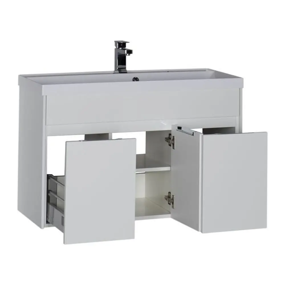 Фото 8 Тумба под раковину напольная Aquanet Латина 00179637 99см Фото 8 Тумба под раковину напольная Aquanet Латина 00179637 99см