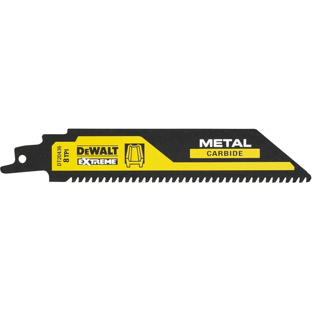 Фото 2 Полотно для сабельной пилы по металлу Dewalt DT20436-QZ 152 мм Фото 2 Полотно для сабельной пилы по металлу Dewalt DT20436-QZ 152 мм