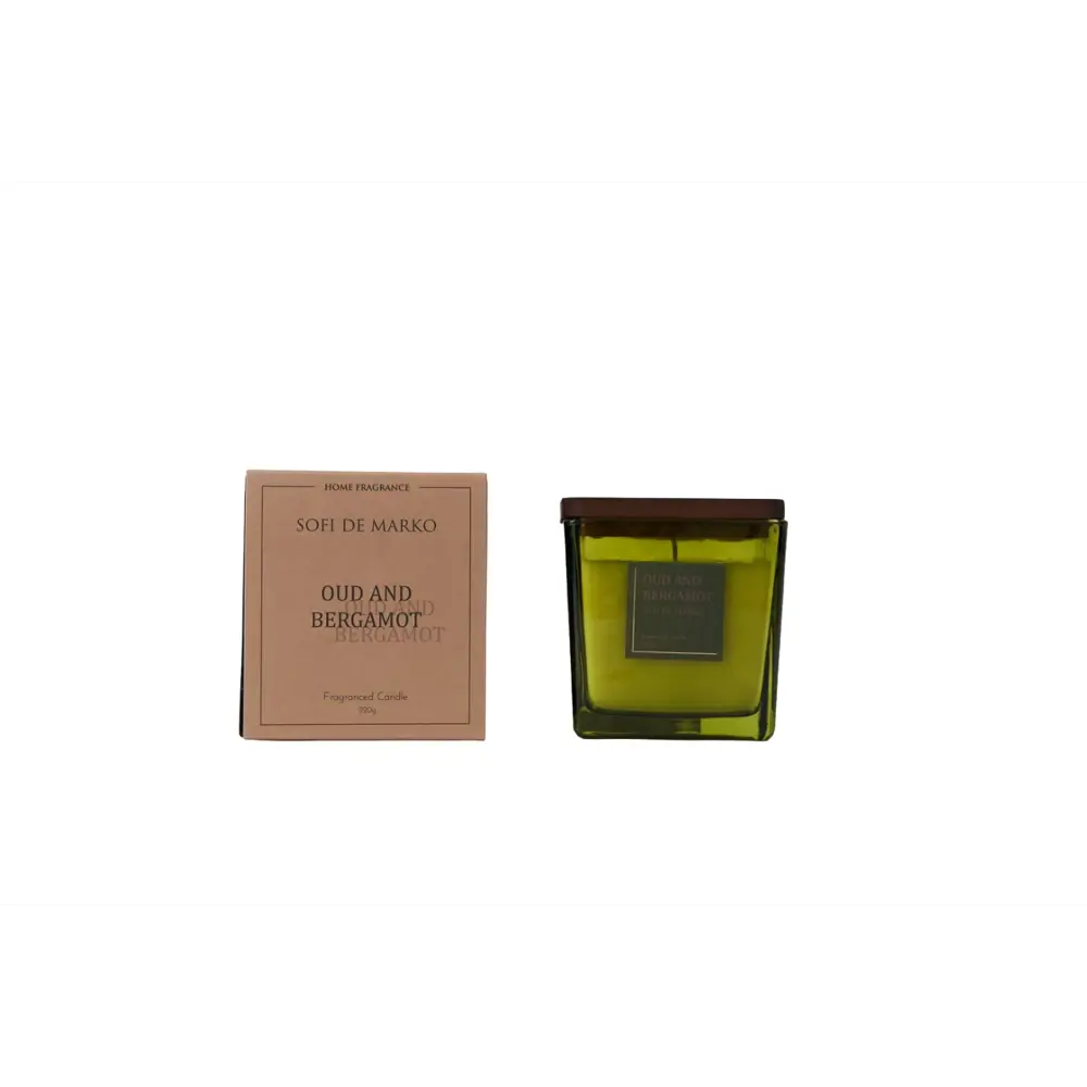 Фото Свеча в стакане Sofi de Marko Oud and Bergamot древесный (бергамот, кедр, мята, черная смородина) Фото Свеча в стакане Sofi de Marko Oud and Bergamot древесный (бергамот, кедр, мята, черная смородина)
