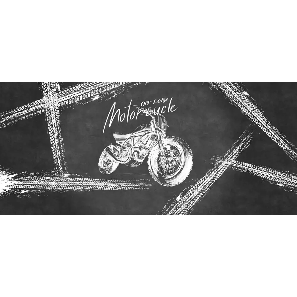 Фото 2 Фотообои флизелиновые Bartonwall 600x270 см 3d Мотоцикл Стена Фото 2 Фотообои флизелиновые Bartonwall 600x270 см 3d Мотоцикл Стена