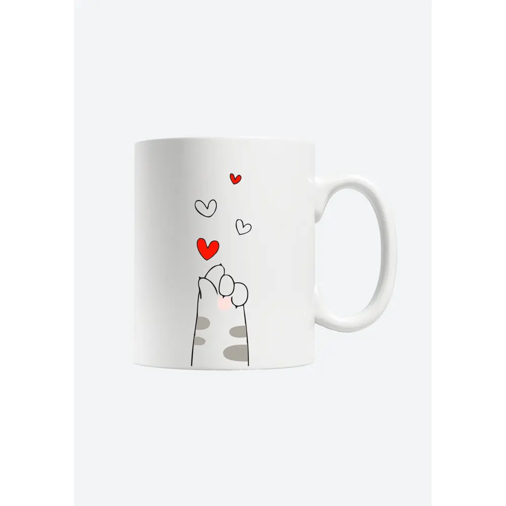 Фото Кружка 330 мл Mug irbisprint С Сердечком керамика цвет белый
