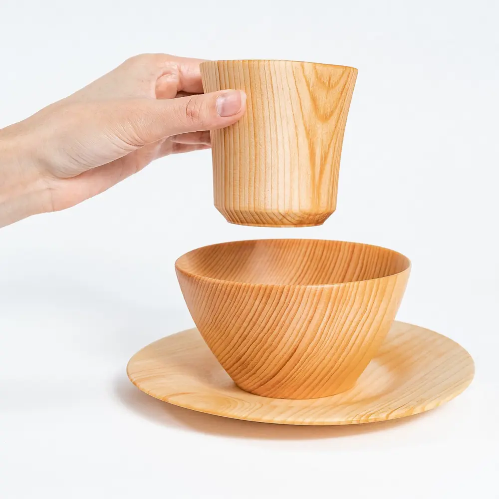 Фото 5 Набор тарелок 3 шт Magistro 5054021 19x11.50x30.50 см дерево цвет бежевый Фото 5 Набор тарелок 3 шт Magistro 5054021 19x11.50x30.50 см дерево цвет бежевый