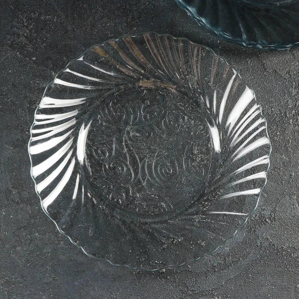 Фото 2 Набор тарелок 6 шт Kaveh 7572092 23.60x5.50x30.50 см стекло цвет прозрачный Фото 2 Набор тарелок 6 шт Kaveh 7572092 23.60x5.50x30.50 см стекло цвет прозрачный