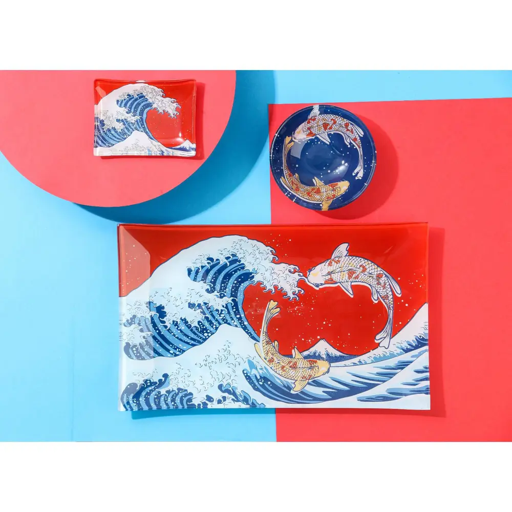 Фото Набор тарелок 3 шт Дорого Внимание 6478845 14.50x1.50x24.50 см стекло цвет красный Фото Набор тарелок 3 шт Дорого Внимание 6478845 14.50x1.50x24.50 см стекло цвет красный