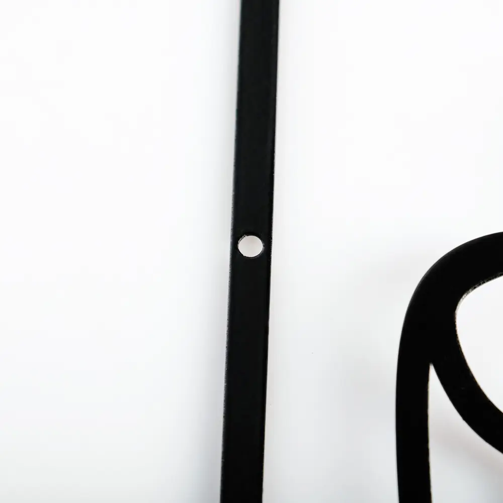 Фото 3 Панно металлическое "Bon appetit" черное набор 3 шт. 15x15см