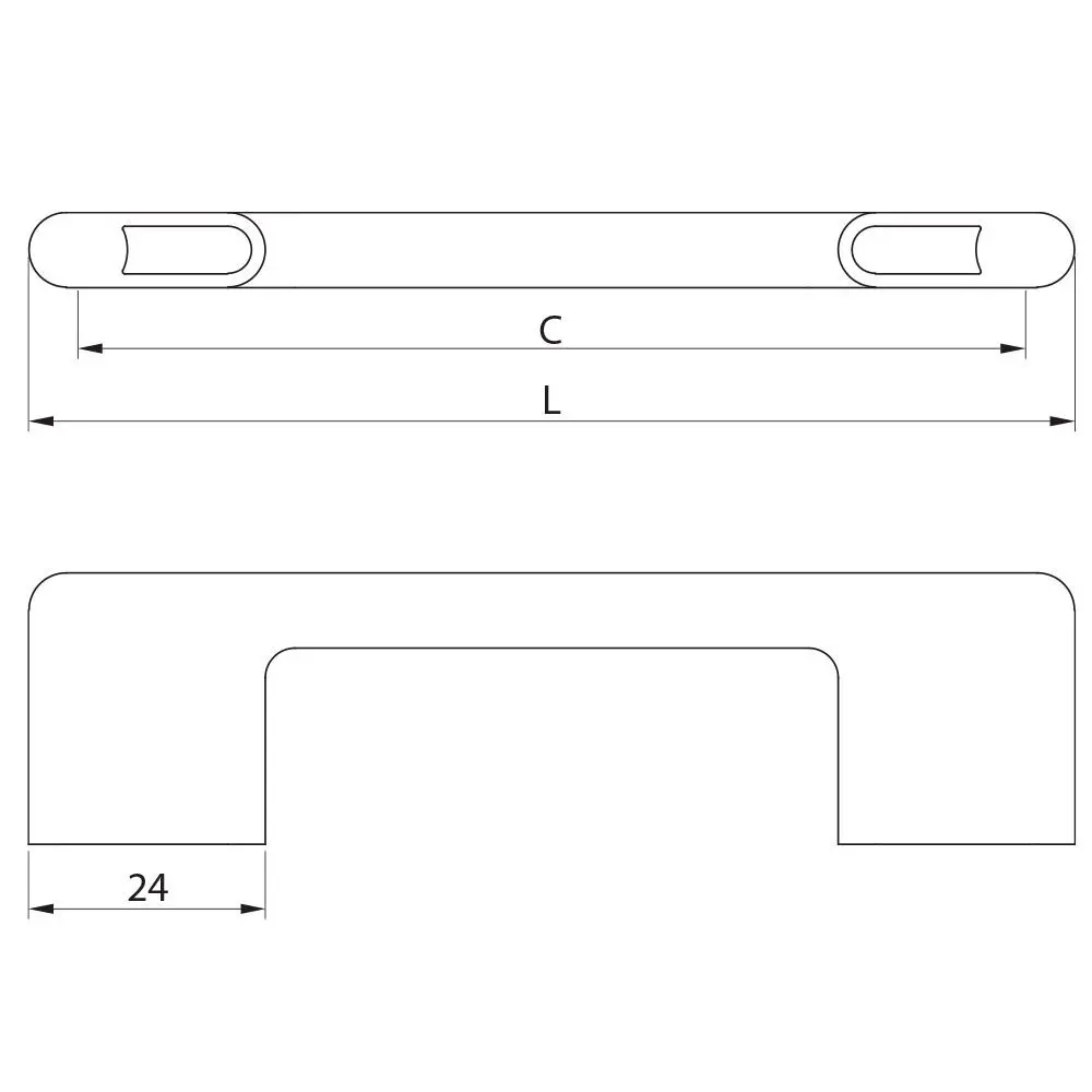 Фото 2 Мебельная ручка-скоба GTV CAPRI черный матовый 160 мм Фото 2 Мебельная ручка-скоба GTV CAPRI черный матовый 160 мм