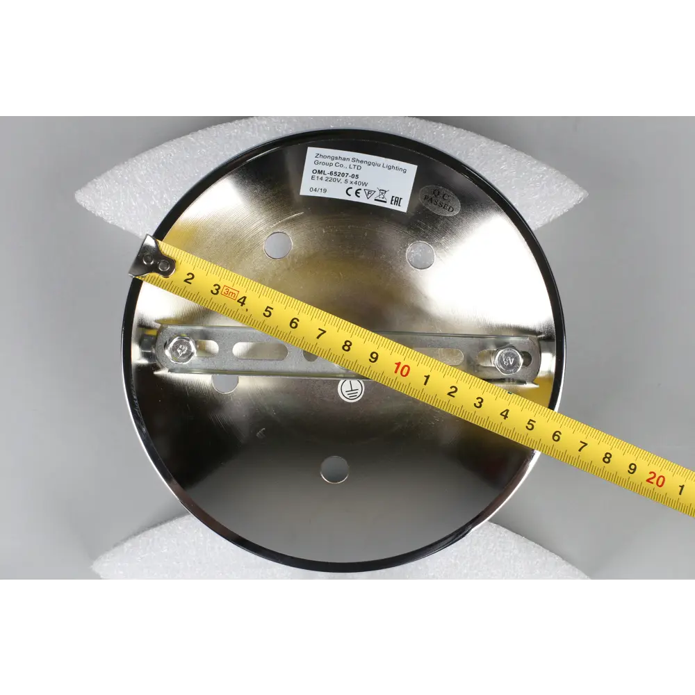 Фото 7 Люстра потолочная Omnilux Pontinia OML-65207-05, 5 ламп, цвет серый Фото 7 Люстра потолочная Omnilux Pontinia OML-65207-05, 5 ламп, цвет серый