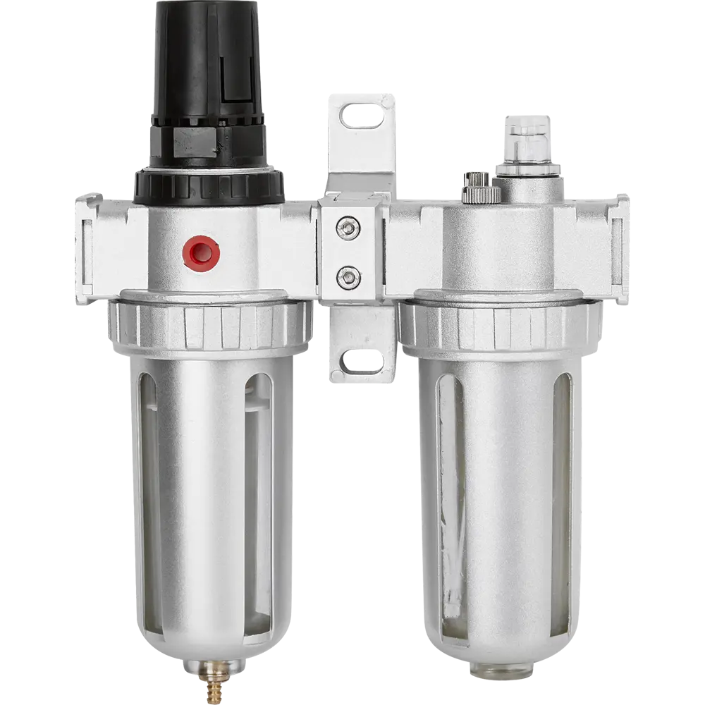 Фото 3 Фильтр влагоотделитель для компрессора Pegas Pneumatic AFRL802 двойной 1/4 дюйма Фото 3 Фильтр влагоотделитель для компрессора Pegas Pneumatic AFRL802 двойной 1/4 дюйма