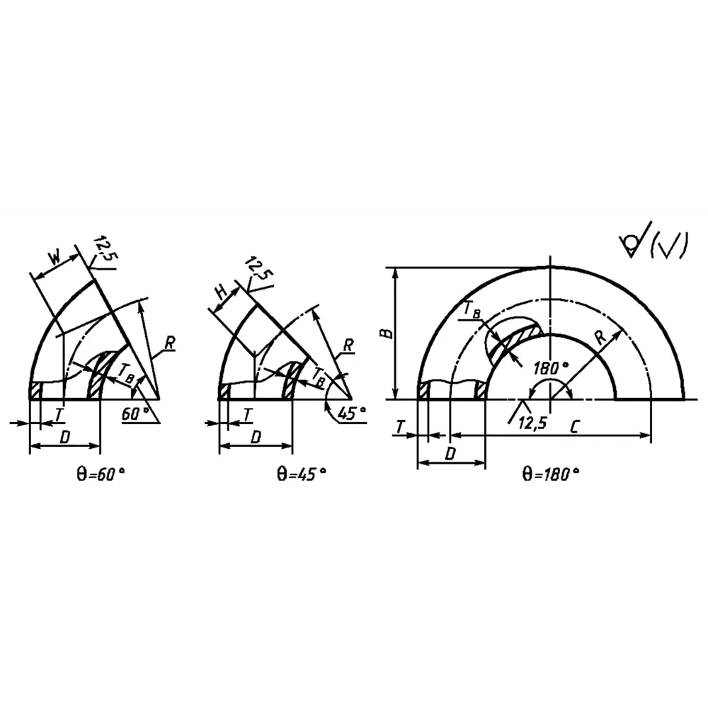 Фото 3 Отвод 90° Medexe 200x200 мм сталь D270-00885 Фото 3 Отвод 90° Medexe 200x200 мм сталь D270-00885