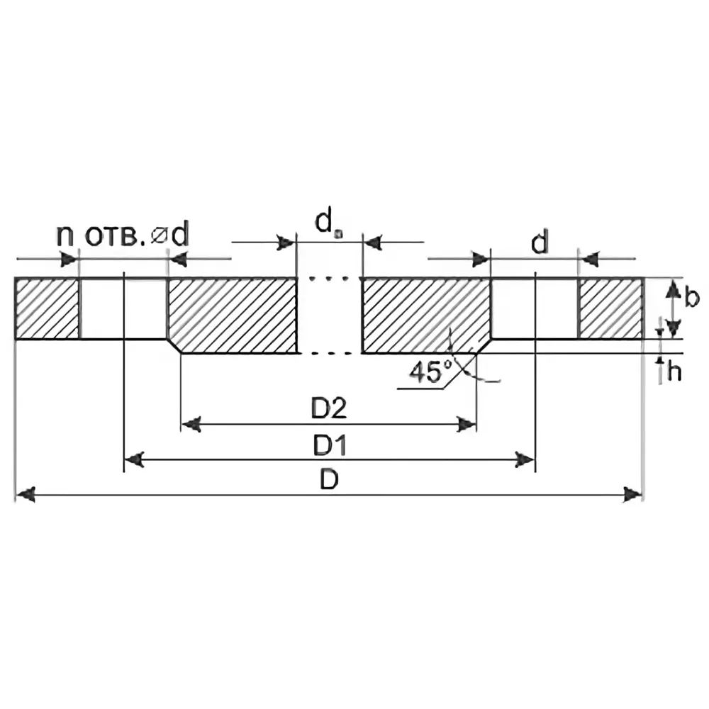 Фото 2 Фланец Medexe 150 мм сталь D270-02578 Фото 2 Фланец Medexe 150 мм сталь D270-02578