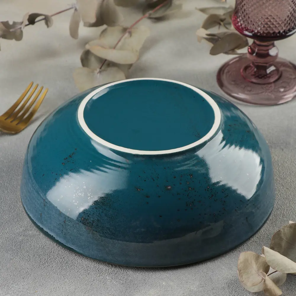 Фото 3 Тарелка Хорекс 7262919 20x6.50x30.50 см фарфор цвет синий