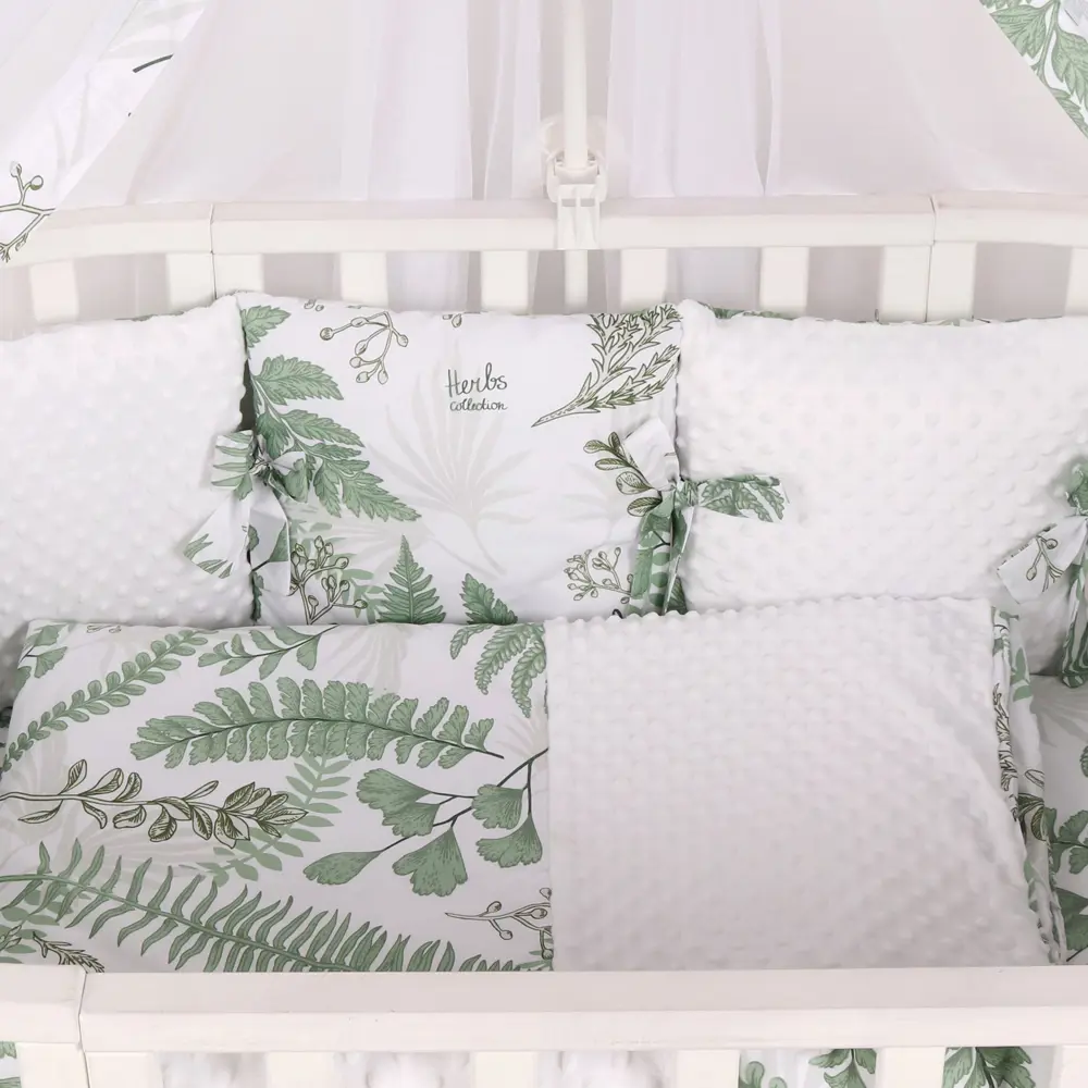 Фото 4 Комплект постельного белья AmaroBaby EXCLUSIVE Soft Collection Папоротник, 15 предметов Фото 4 Комплект постельного белья AmaroBaby EXCLUSIVE Soft Collection Папоротник, 15 предметов