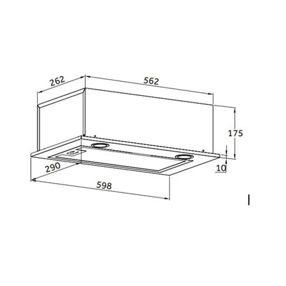 Фото 12 Встраиваемая вытяжка Homsair Camelia Power 60Rd White 60 см цвет белый Фото 12 Встраиваемая вытяжка Homsair Camelia Power 60Rd White 60 см цвет белый