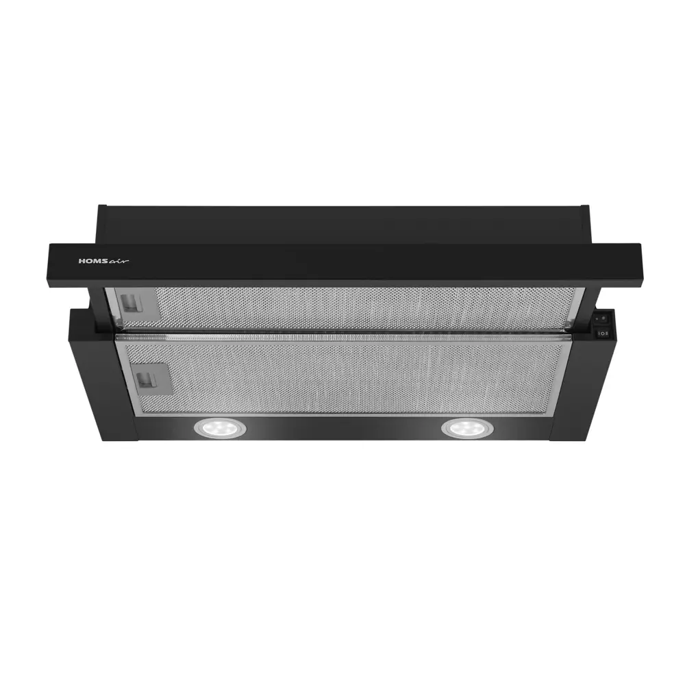 Фото 2 Встраиваемая вытяжка Homsair Flat 60 Black 60 см цвет черный Фото 2 Встраиваемая вытяжка Homsair Flat 60 Black 60 см цвет черный