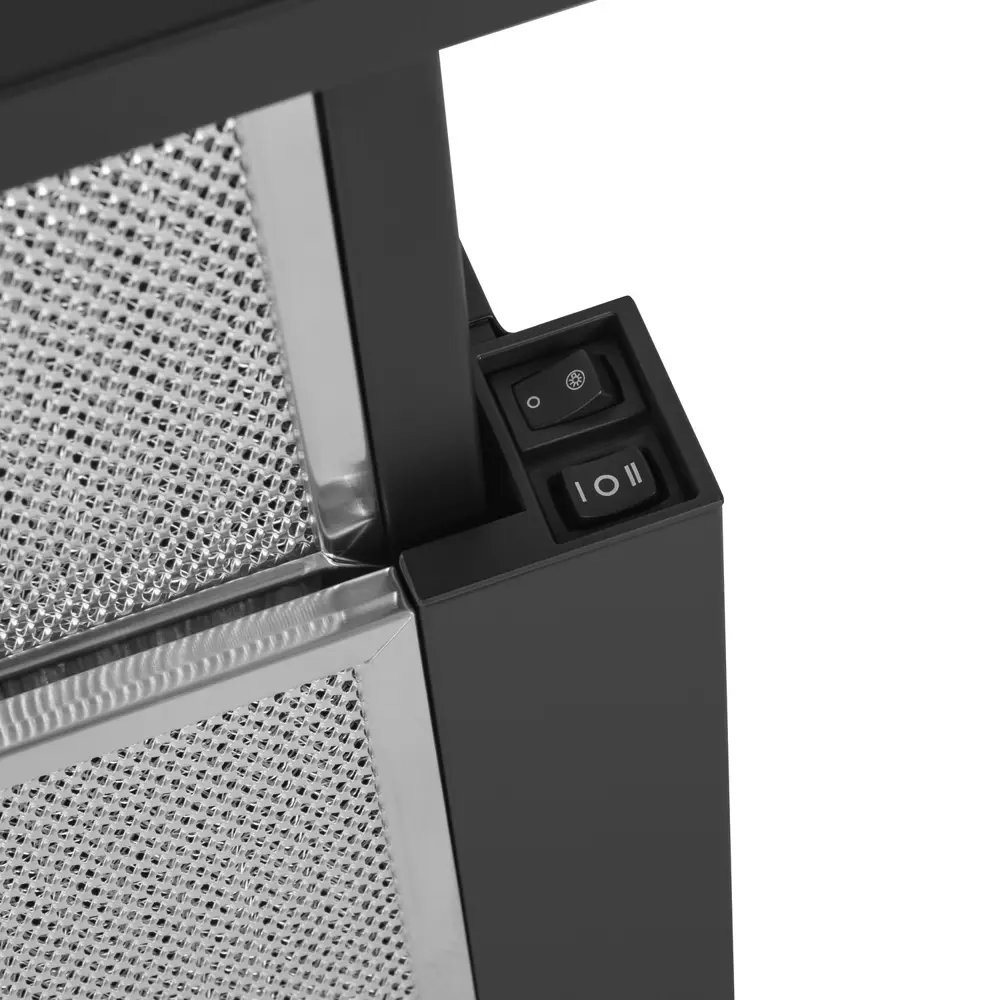 Фото 14 Встраиваемая вытяжка Homsair Flat 60 Black 60 см цвет черный Фото 14 Встраиваемая вытяжка Homsair Flat 60 Black 60 см цвет черный