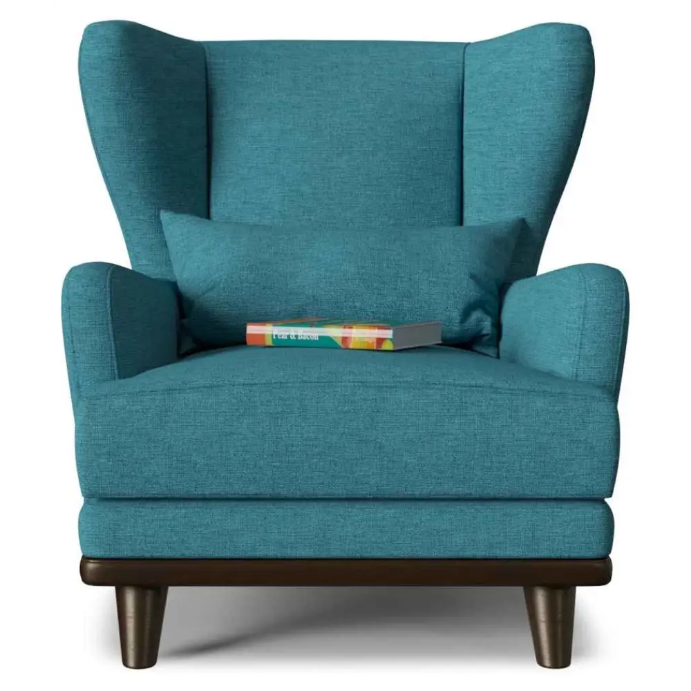 Фото 2 Кресло Смарт Оскар 80x83x75 см рогожка цвет синий