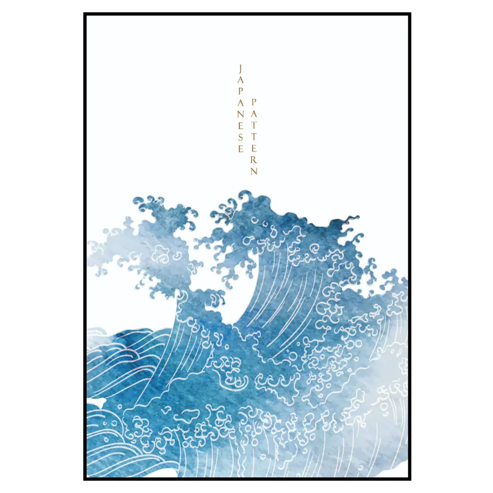 Фото 2 Набор постеров 3 шт. 28 картин "Волны в японском стиле" 40x50 см без рамы Фото 2 Набор постеров 3 шт. 28 картин "Волны в японском стиле" 40x50 см без рамы